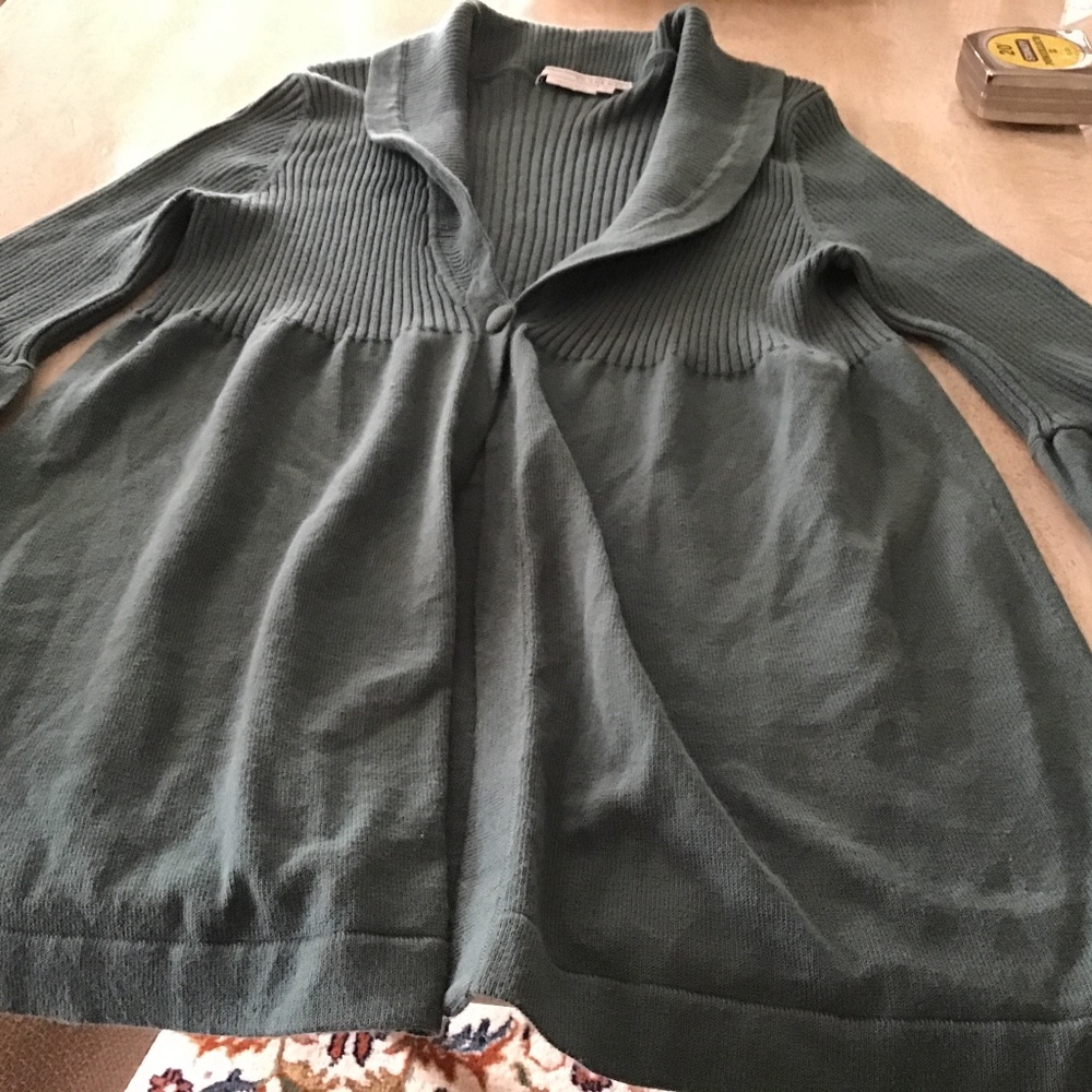Babydoll shawl collar cardigan size M